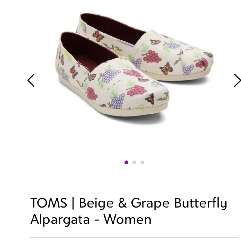 Toms Butterfly Grapevine Alpargata Shoes